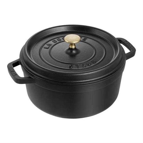 Image1003195_1 STAUB LA COCOTTE 24CM 3.79L BLACK R - Image 1