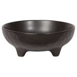 BOWL FOOTED 4.5" BLACK