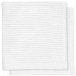 DISHCLOTH 2 RIPPLE WHITE