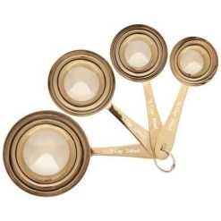 SET/4 MEASURING CUP GOLD