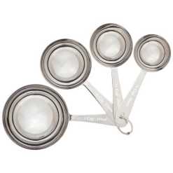 SET/4 MEASURING CUP SILVER