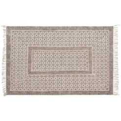 RUG BLOCK PRINT 4X6' PLAZA