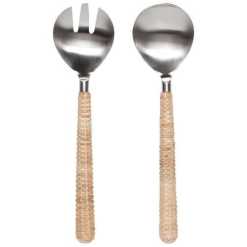 SET/2 SERVERS MATTE RATTAN