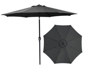 UMBRELLA MARKET STL 9FT BLACK