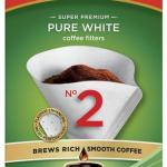 COFFEE FLTR WHT 40/PK