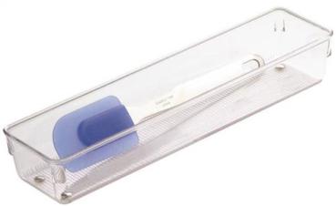 ORGANIZE DRAWER 3X12X2IN CLEAR