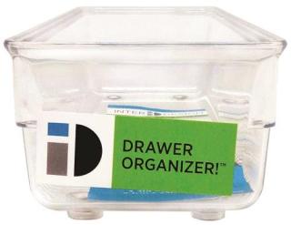 ORGANIZER DRAWER 3X9X2IN CLEAR