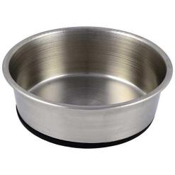 RUBBERIZED STAINLESS BOWL 16OZ