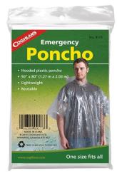 PONCHO PLSTC ONE SZ CLR