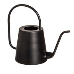 METAL WATERING CAN BLACK