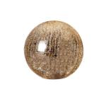 GREEN/GOLD CRACKLED DECOR BALL 8" - Image 3