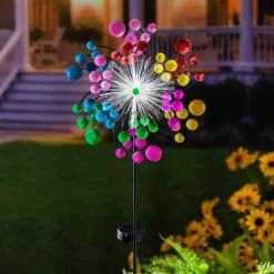 FIBER OPTIC COLOR POP WIND SPINNER