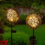 LASER  METAL SOLAR GARDEN STAKE C24 - Image 4