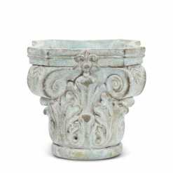 SQUARE COLUMN CAP PLANTER