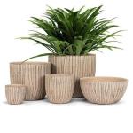 GROOVE CLASSIC PLANTER ANTQ WHITE 7" - Image 3