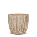 GROOVE CLASSIC PLANTER ANTQ WHITE 5"