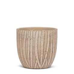 GROOVE CLASSIC PLANTER ANTQ WHITE 5"