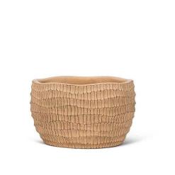 RIDGED ROUND PLANTER OVAL 4.5X7.5"
