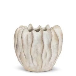 SMALL WAVY POD STYLE PLANTER 8"