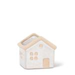 MINI HOUSE PLANTER GREY 2.5"