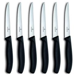 STEAK KNIFE 6PC SET SPEAR SERRATED