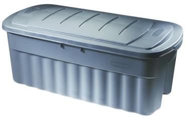 STORAGE TOTE 50 GAL GRAY