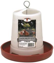 FEEDER HANGING POULTRY 3LBS