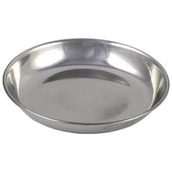 STAINLESS STEEL CAT SAUCER DISH
