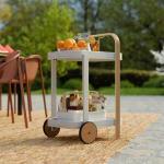 BELLWOOD BAR/STORAGE CART WHT/NAT - Image 4
