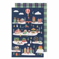 TEA TOWEL 2 CANDY CANE LANE