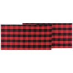 TABLE RUNNER 72 RED BUFFALO CHECK