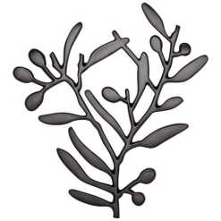 METAL TRIVET BRANCH MATTE BLACK