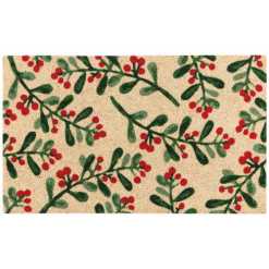 DOORMAT WINTERBERRY