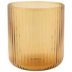 TUMBLER 12OZ FLUTED AMBER