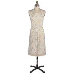 APRON BLOCK PRINT ROOST