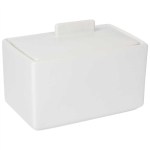 BUTTER DISH 1LB WHITE